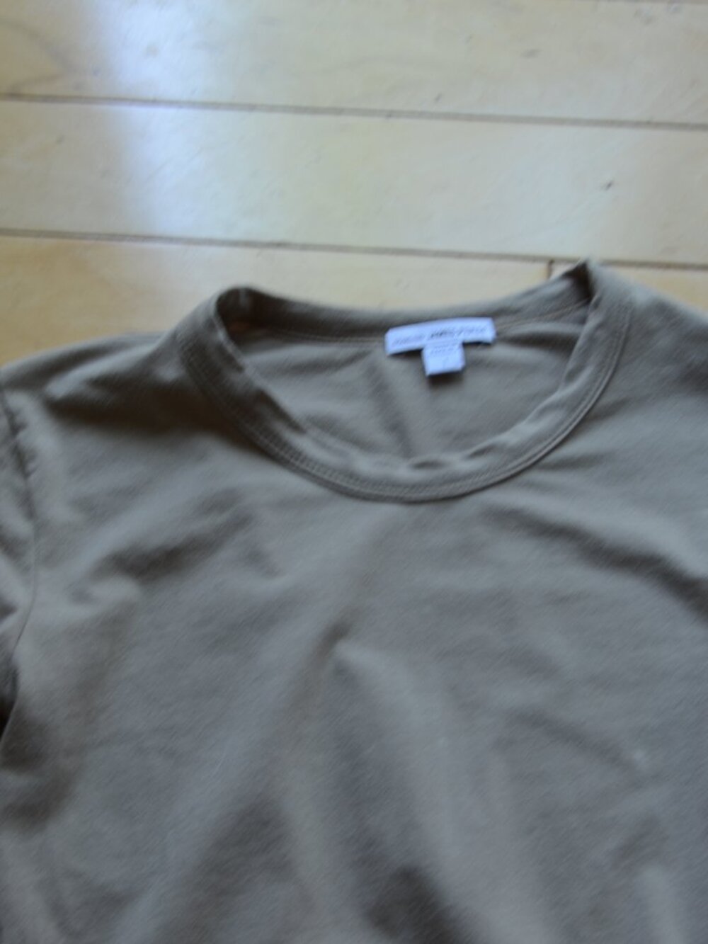 Standard James Perse Long Sleeve Tee Top T Shirt Size 1 - Picture 2 of 5